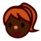 Girl - Black emoji on Emojidex
